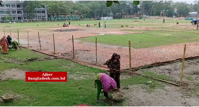 আগামীকাল কলাপাড়ায় আসছেন প্রধানমন্ত্রী, নতুন সাজে সাজানো হচ্ছে কলেজ মাঠ