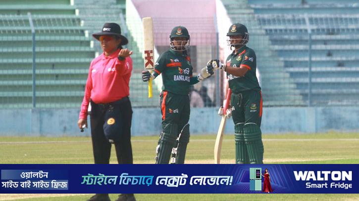 রোমাঞ্চকর জয়ে সিরিজ শুরু টাইগ্রেসদের